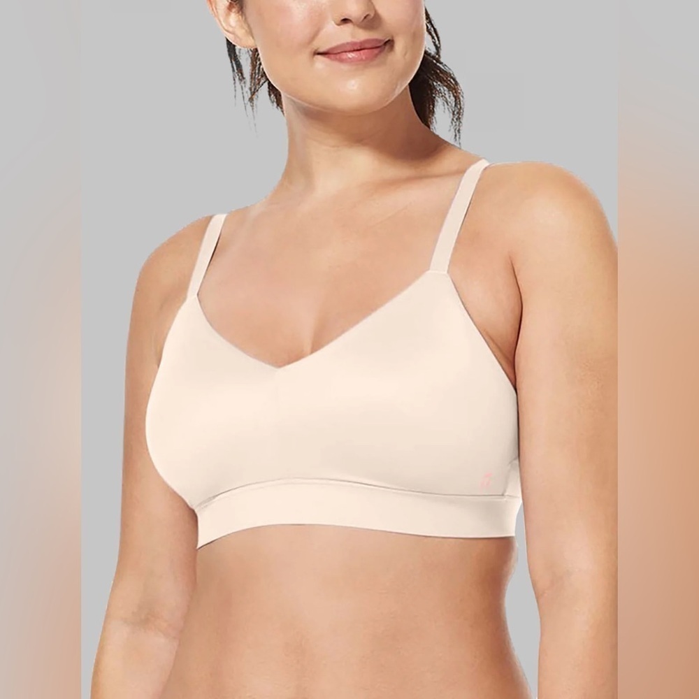 Tommy John Second Skin Triangle Bralette in Soft Pink Size XS fits cups D-DD NWT